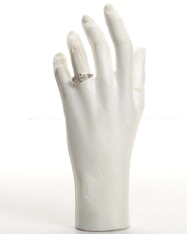 Dreifacher Knoten-Chromring