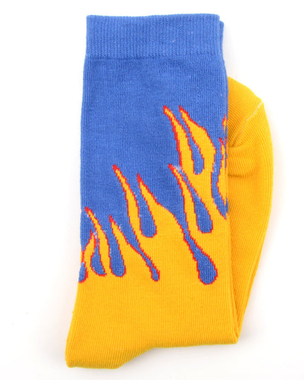 Fun Christmas Socks - Flame Design I