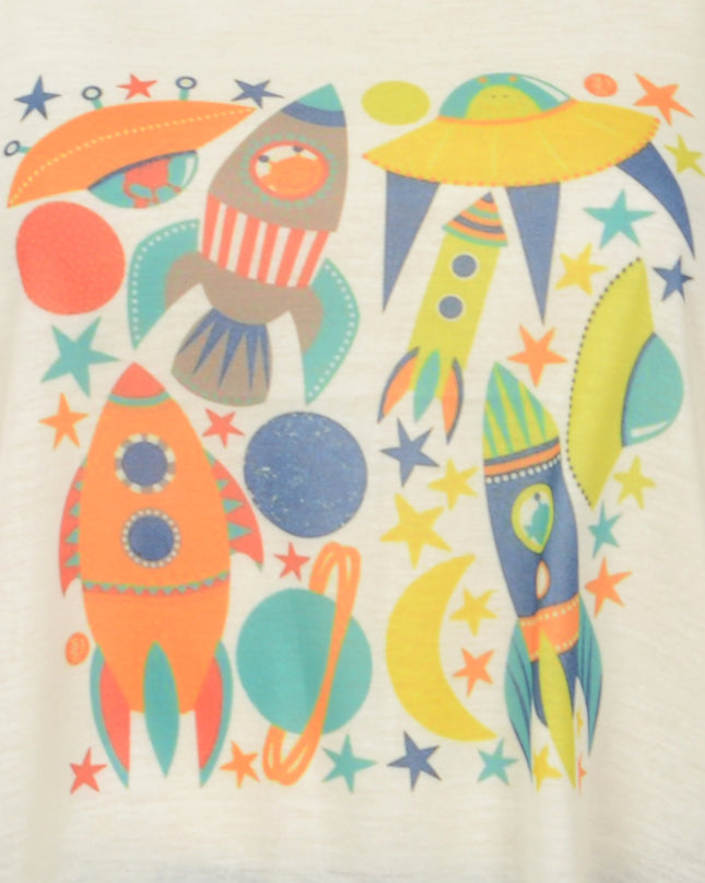 Lockeres Tanktop – Raketenmotiv für alle