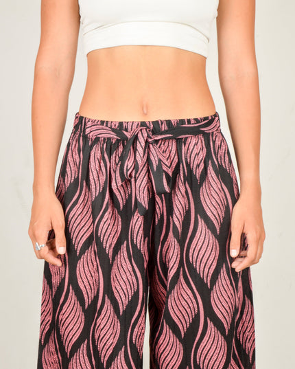 Mauve Leaf Trousers