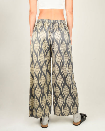 Gray Leaf Pants