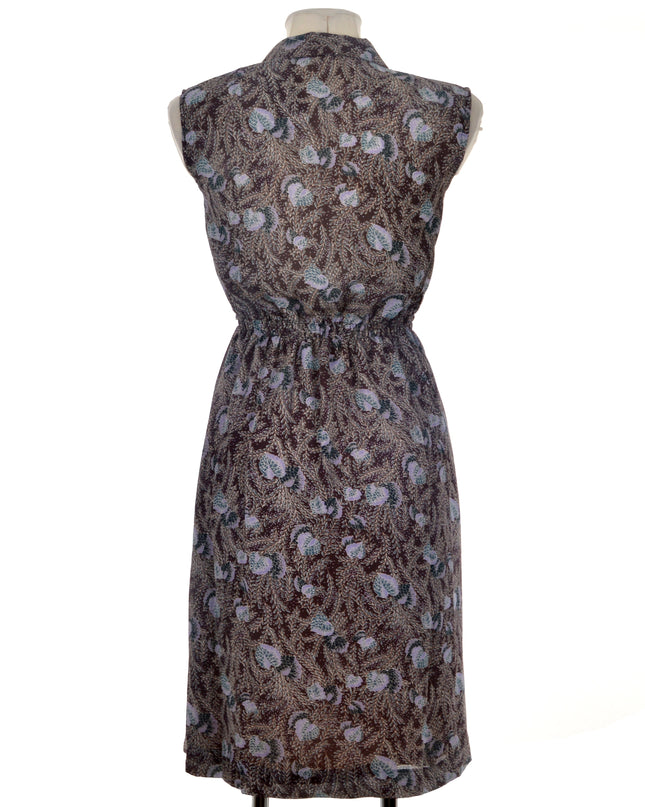 Vintage-Kleid - Blatt