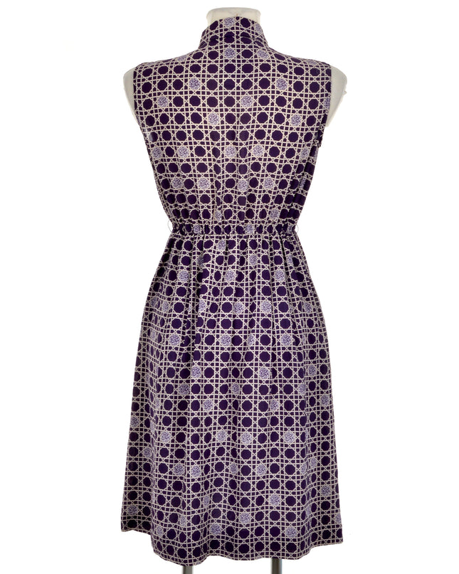 Vintage-Kleid – Karomuster | Klassische Festtagsmode