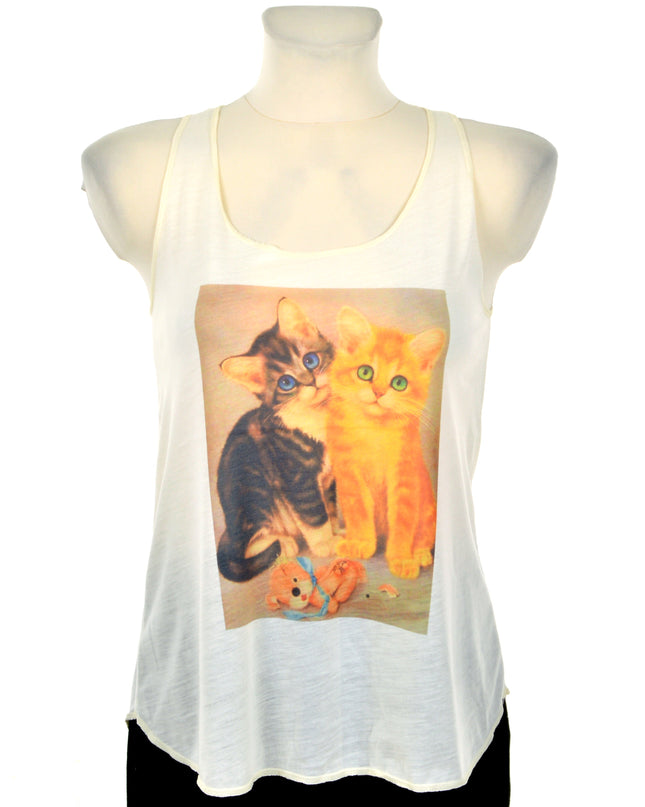 Lockeres Tanktop – Katzen