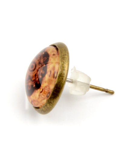 Dekorative Ohrringe aus Spitze