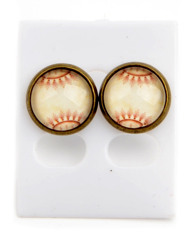 Dekorative Ohrringe Sonne