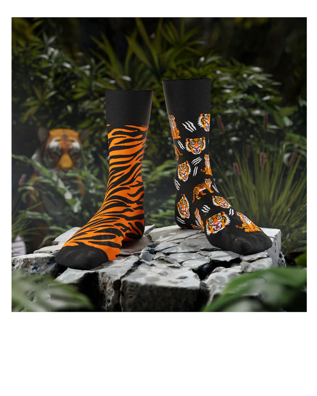 Many Mornings Zokni – Füße des Tigers: Lustige Socken für alle Altersgruppen