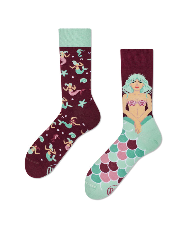 Many Mornings Zokni – Mystische Meerjungfrauen-Spaßsocken für alle Altersgruppen