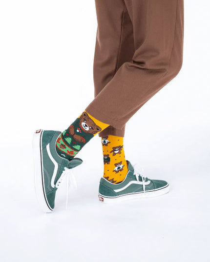 Viele Morgen Socken - Herbst-Teddy