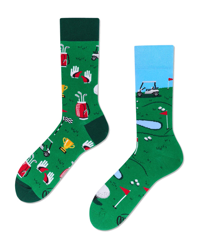 Viele Morgensocken - Golfplatz