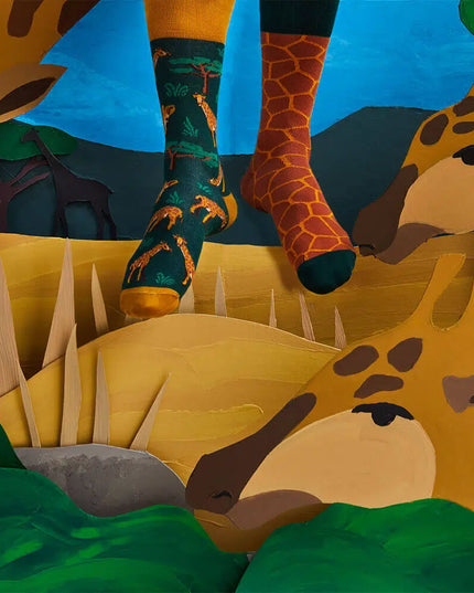 Viele Morgensocken - Die Giraffe