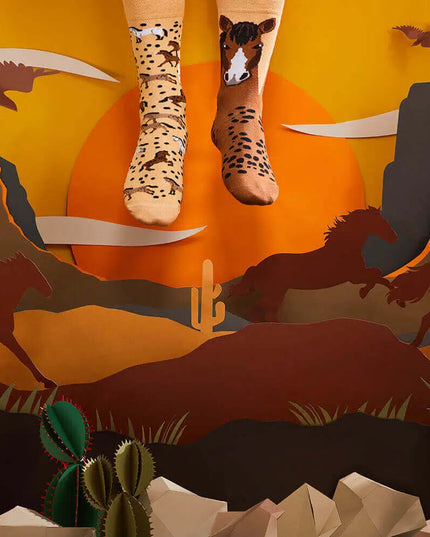 Viele Morgensocken - Wildpferd