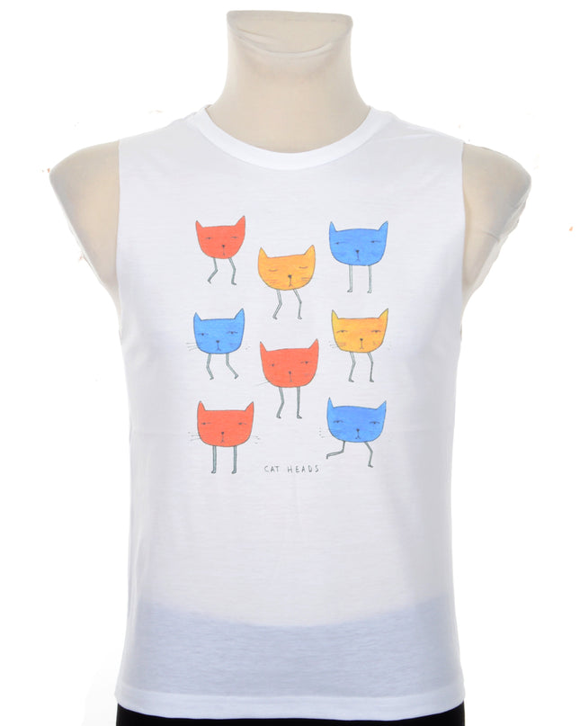 Tanktop – Katzenmotiv für Damen und Herren