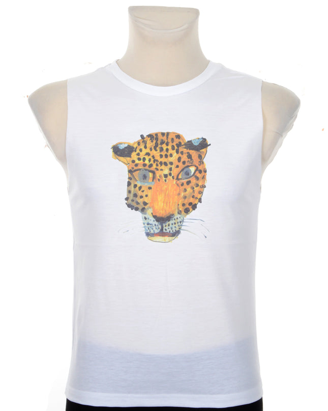 Tanktop mit Leopardenmuster für Damen und Herren