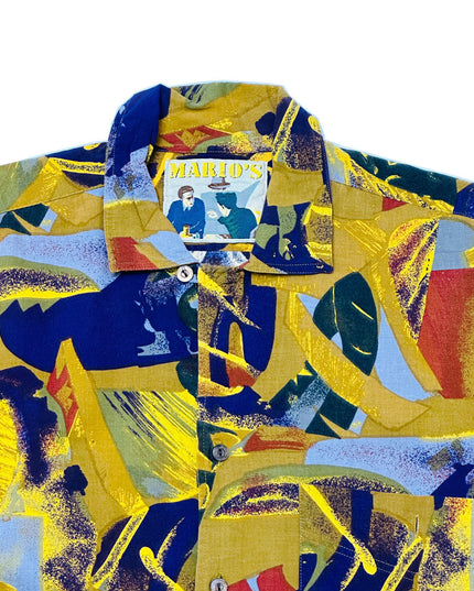 Vintage Mario's Button-Up Shirt - Weihnachtspullover-Kollektion