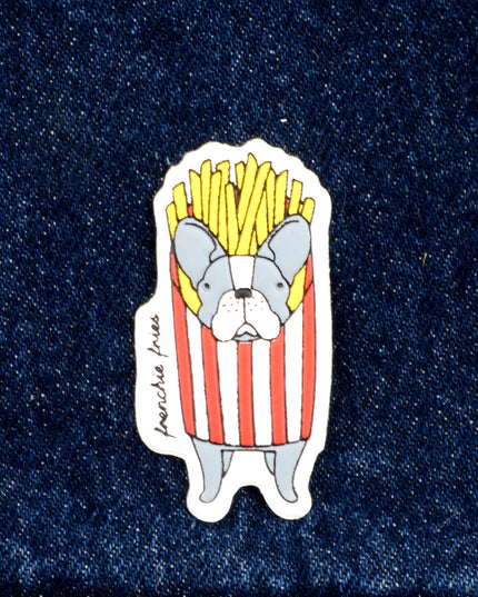 Matrica - Frenchie Fries Aufkleber