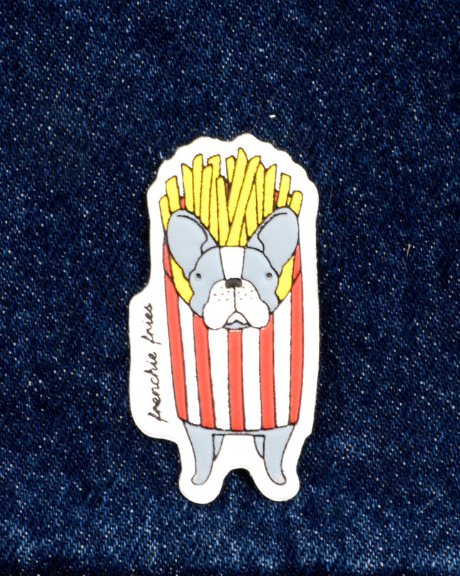Matrica - Frenchie Fries Aufkleber