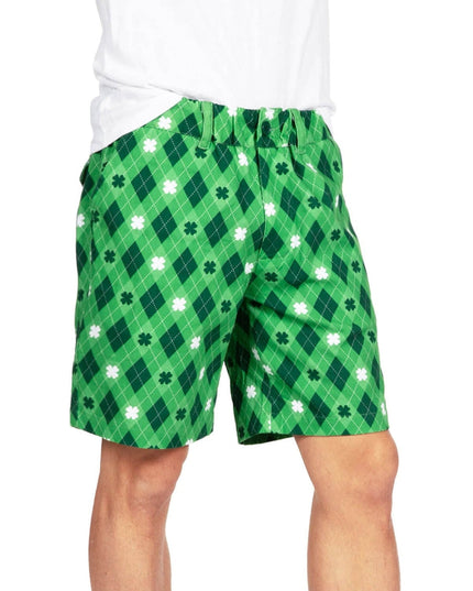 Men's Argyle Clover Shorts