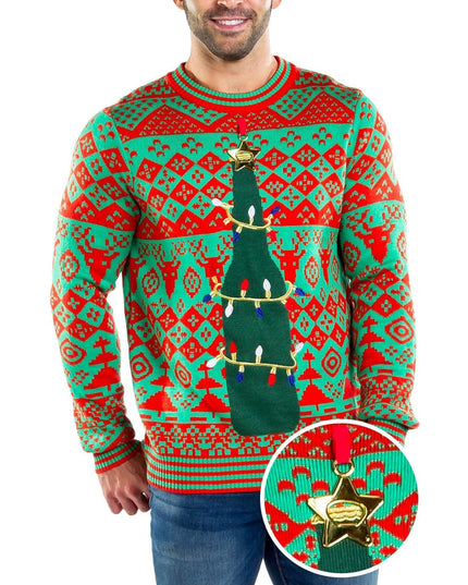 Men's Bottle Opener Ugly Christmas Sweater