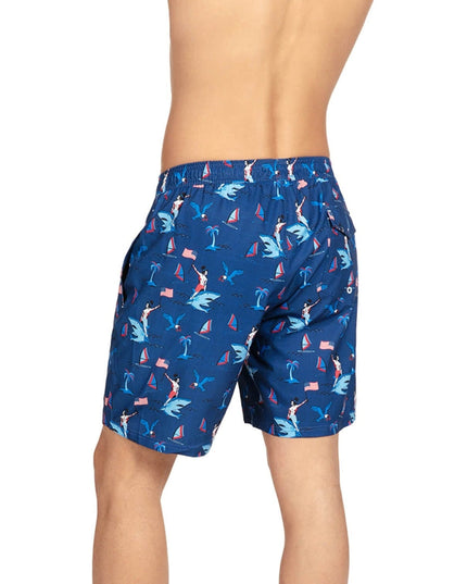 Fin Riding Founder Stretch Swim Trunks - 7.5" Inseam