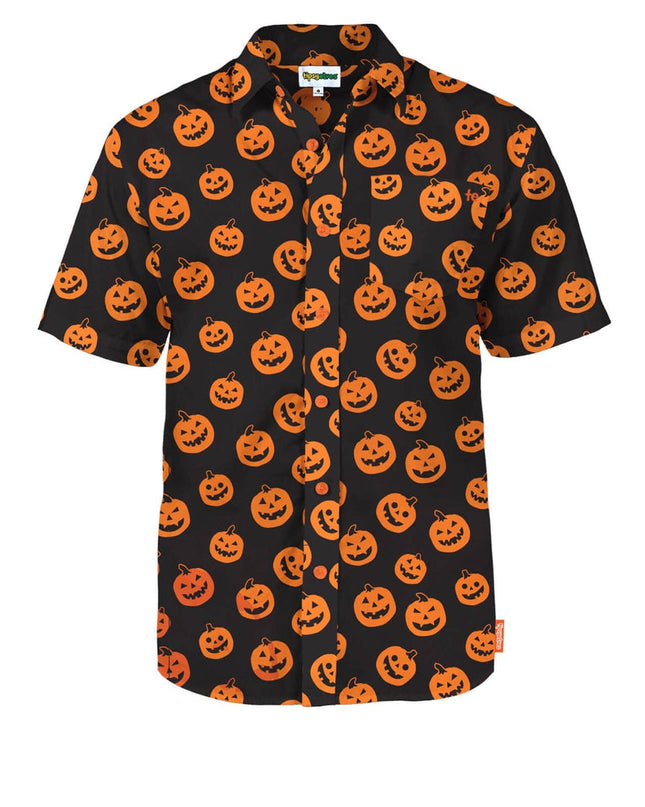 Men's Pumpkin Button Down Shirt