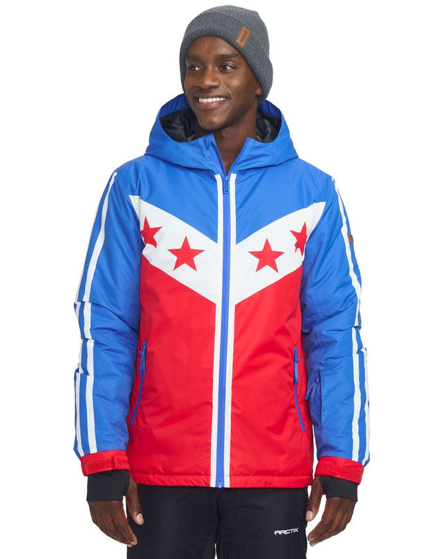 Men's Rockets Red Shred Winter Jacket