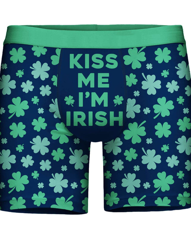 Men's Kiss Me I'm Irish Boxer Briefs
