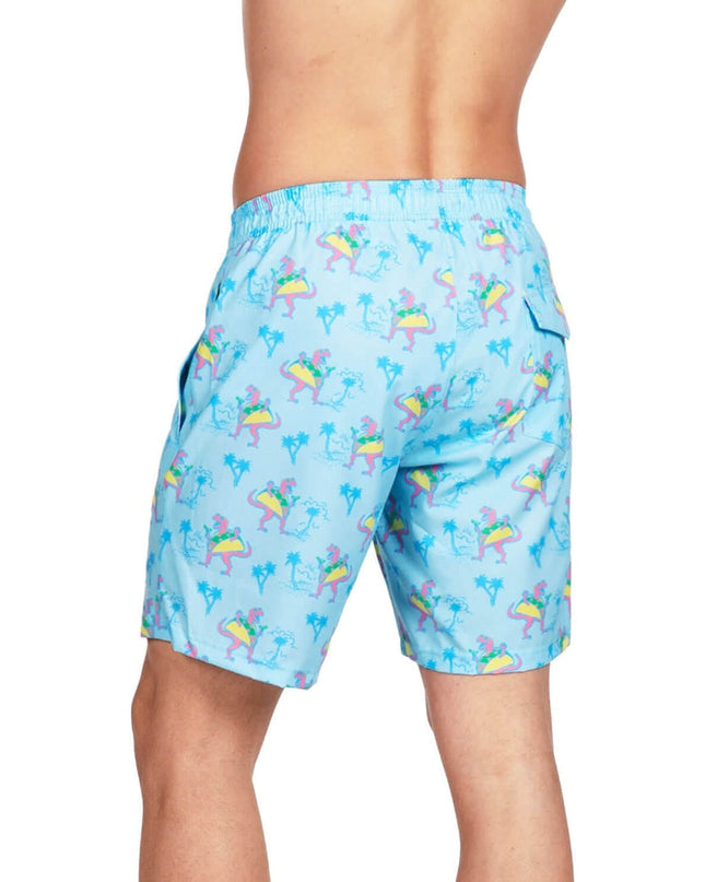Tacosaurus Stretch Swim Trunks - 7.5" Inseam
