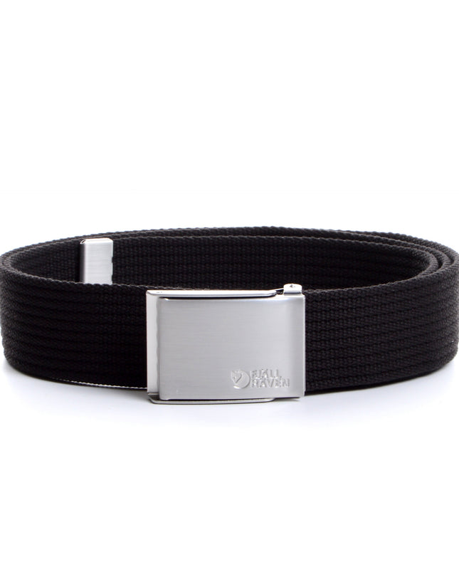 Fjallraven Canvas Belt - Black | Handle: merano-belt-black