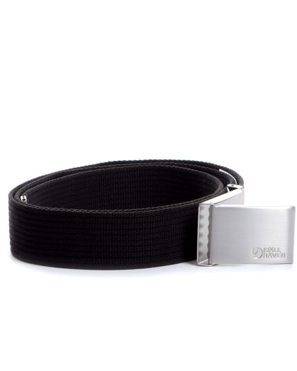 Fjallraven Canvas Belt - Black | Handle: merano-belt-black