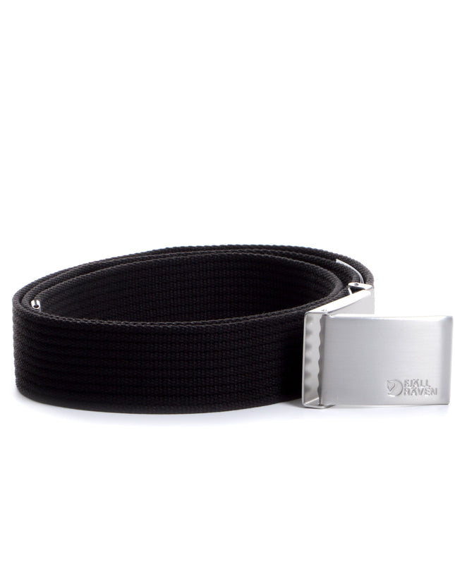 Fjallraven Canvas Belt - Black | Handle: merano-belt-black