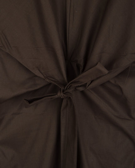 Sommerkleid aus Canvas – Braun