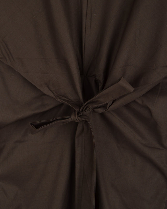 Sommerkleid aus Canvas – Braun