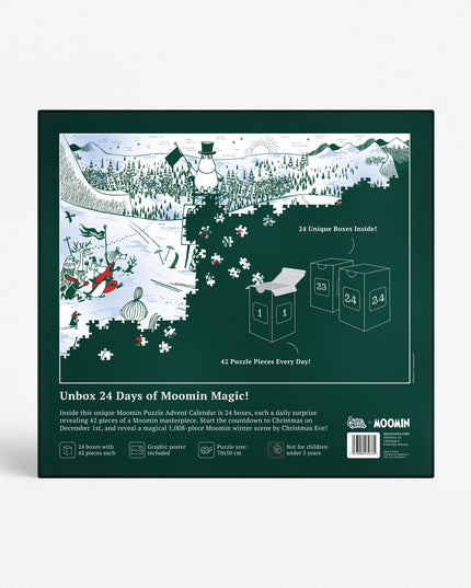 Mumin-Weihnachtskalender-Puzzle – 2. Auflage. Spaß