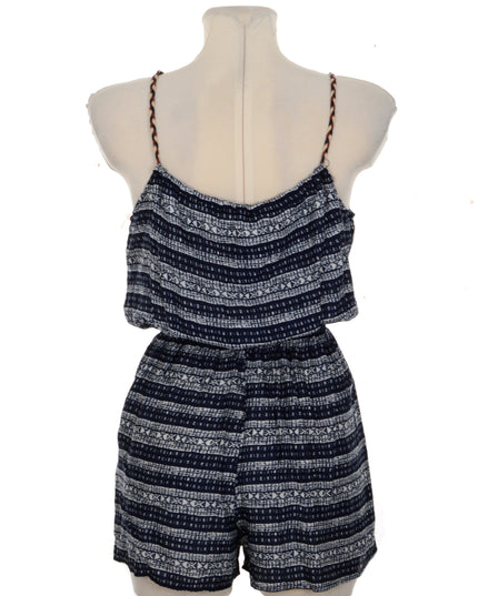 Tied Striped Romper I