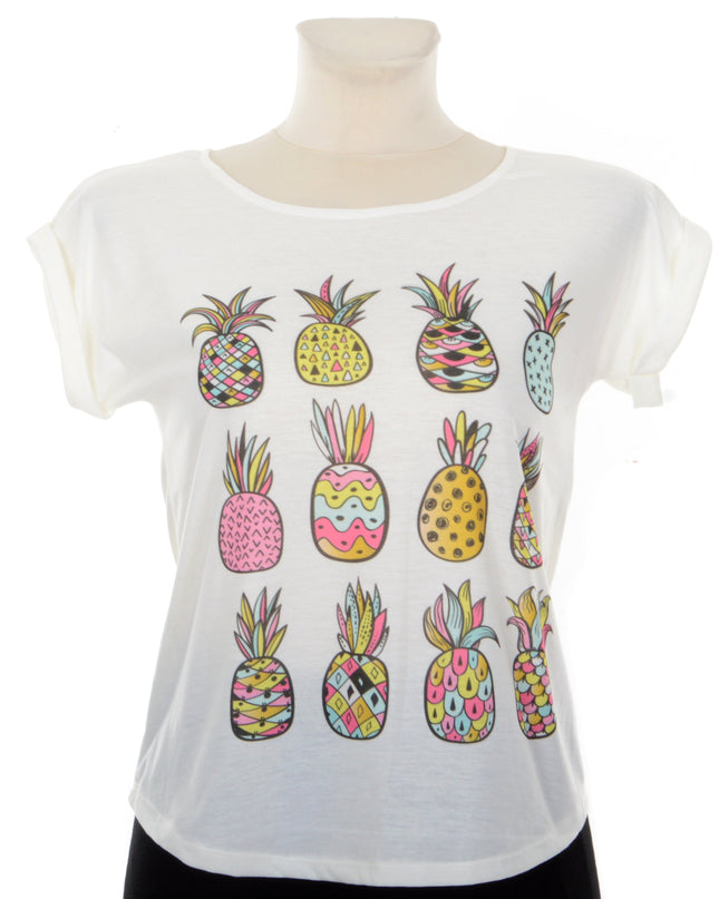 Tanktop mit Ananas-Motiv im Angebot für Herren, Damen und Kinder
