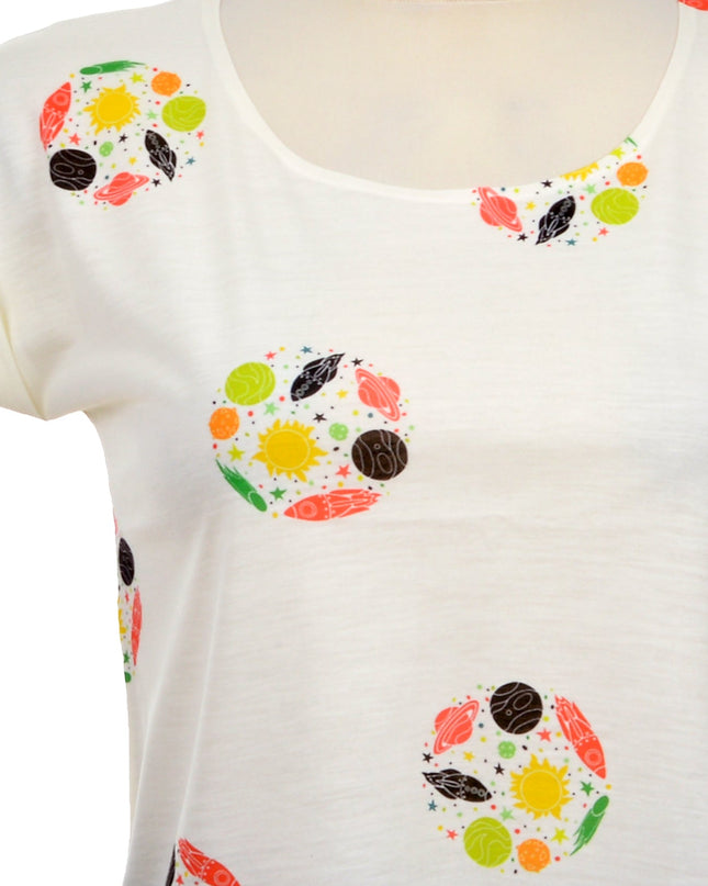 Planets Loose Top – Herren, Damen, Kinder, im Angebot