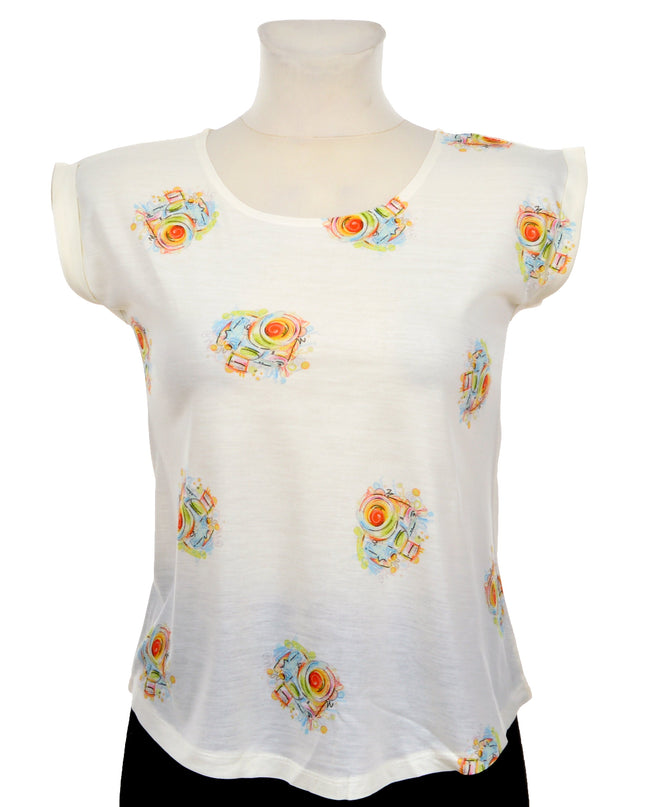 Foto-Top mit lockerer Passform – Herren, Damen, Kinder, im Angebot