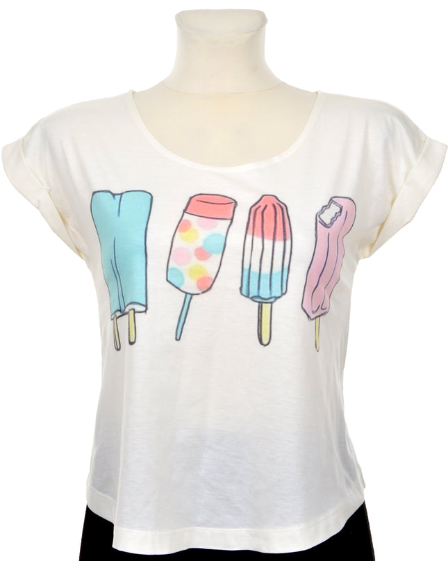 Eiscreme-Tops mit lockerer Passform – Herren, Damen, Kinder, im Angebot