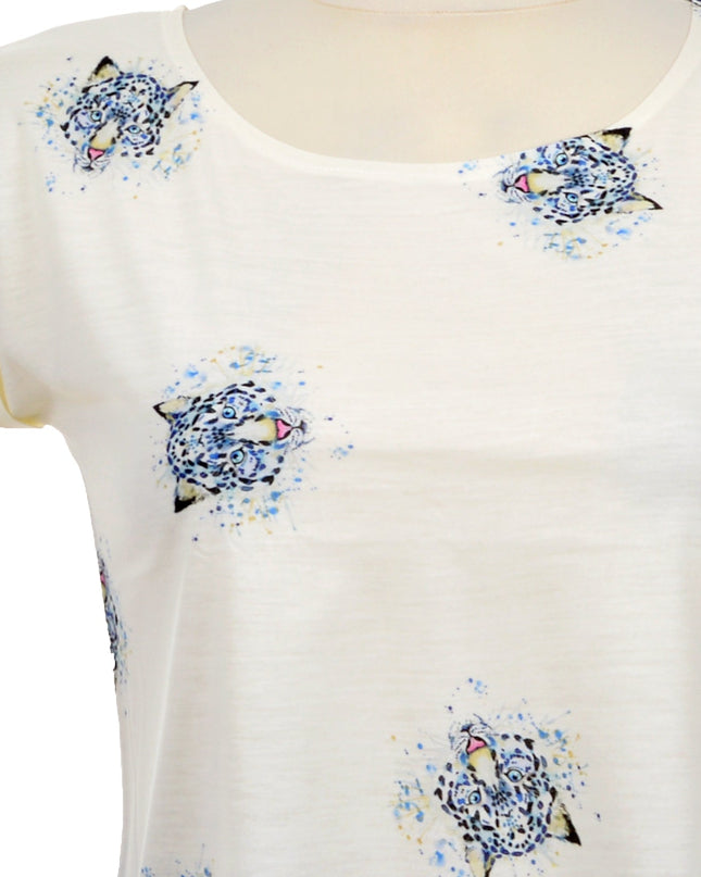 Leoparden-Top (locker) – Herren, Damen, Kinder, im Angebot