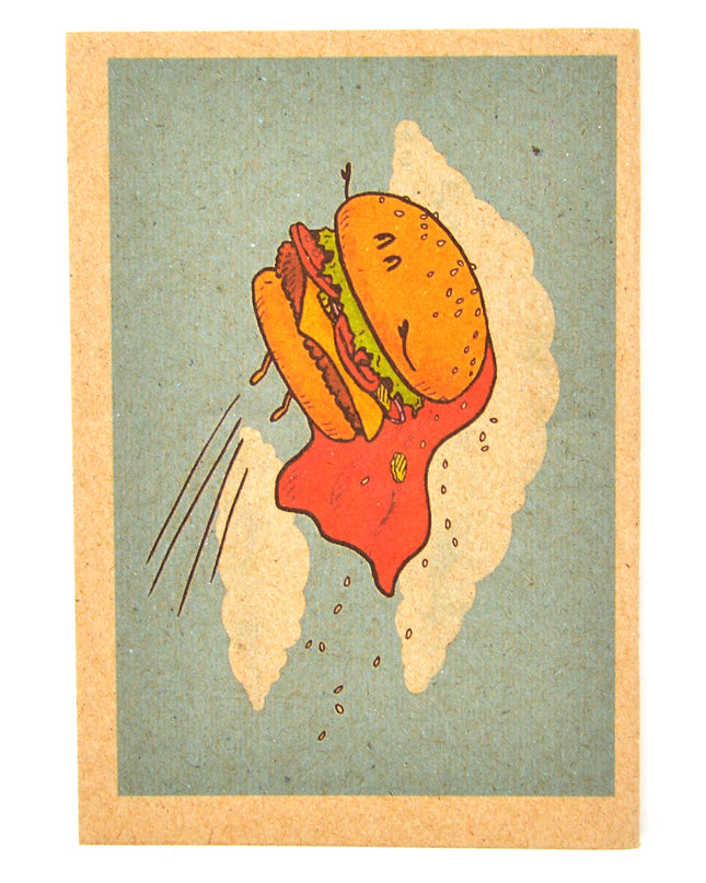 Burger-Notizbuch | Lustiges Design für Feinschmecker