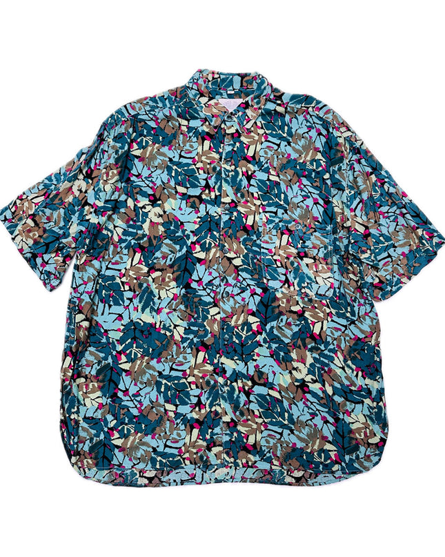 Vintage-Hemd – Pflanzenmotiv | Weihnachtspullover mit Naturmotiv