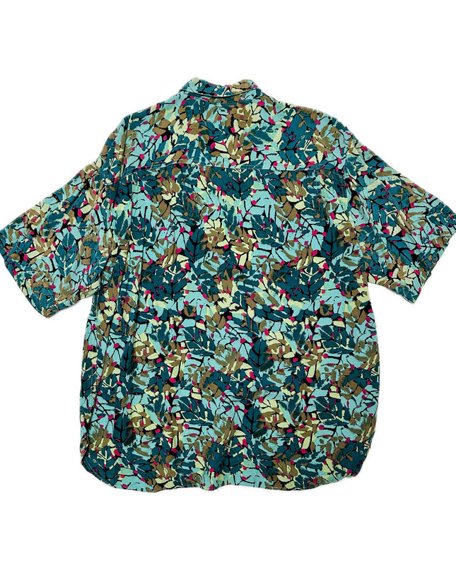 Vintage-Hemd – Pflanzenmotiv | Weihnachtspullover mit Naturmotiv