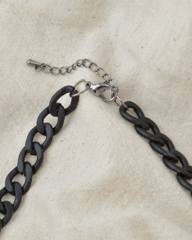 Matte Black Necklace Accessories