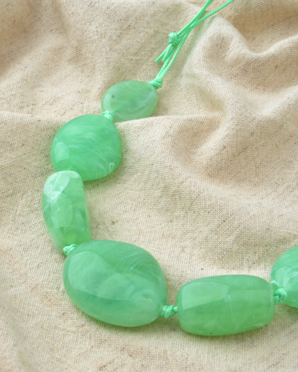 Necklace - Green Bead