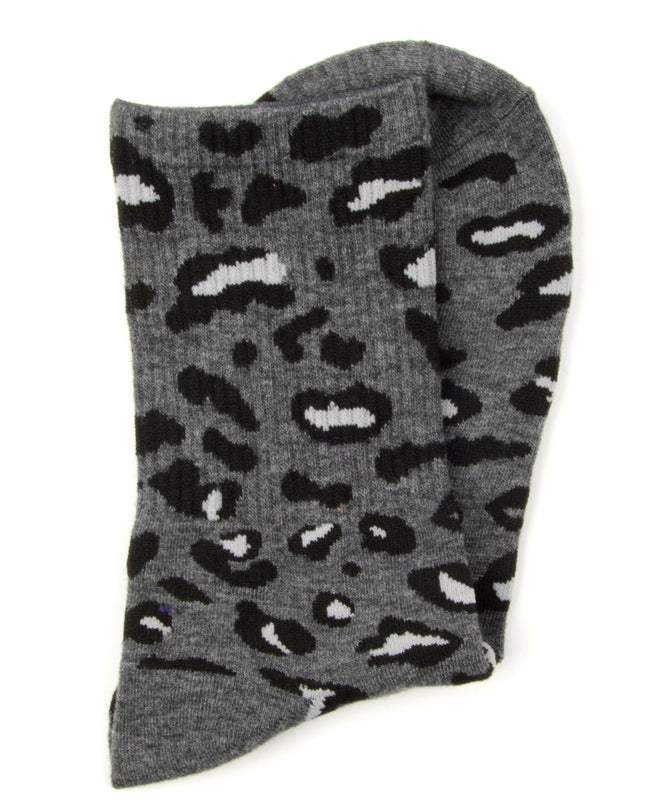 Fun Christmas Socks - Grey Spotty Style