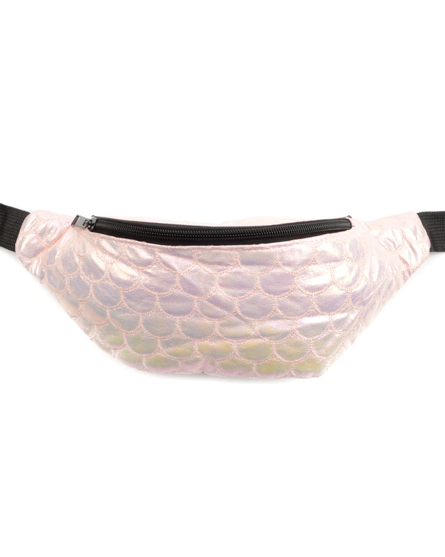 Weiße, schimmernde Gürteltasche | Outlet-Accessoires für alle