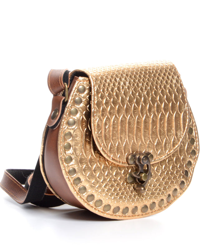 Horseshoe Bag - Gold I