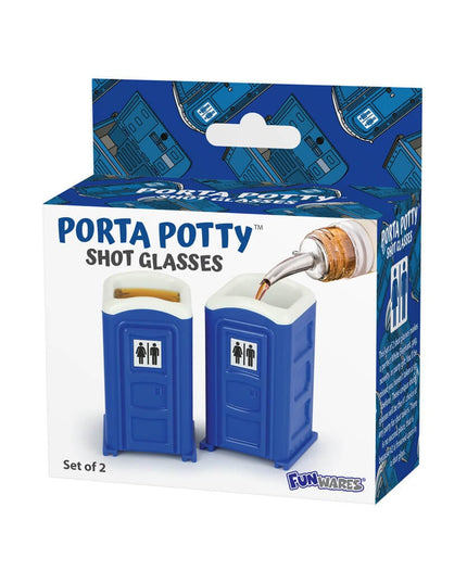 Porta Potty Shot Glasses