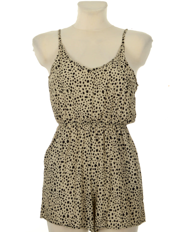 Brown Polka Dot Romper